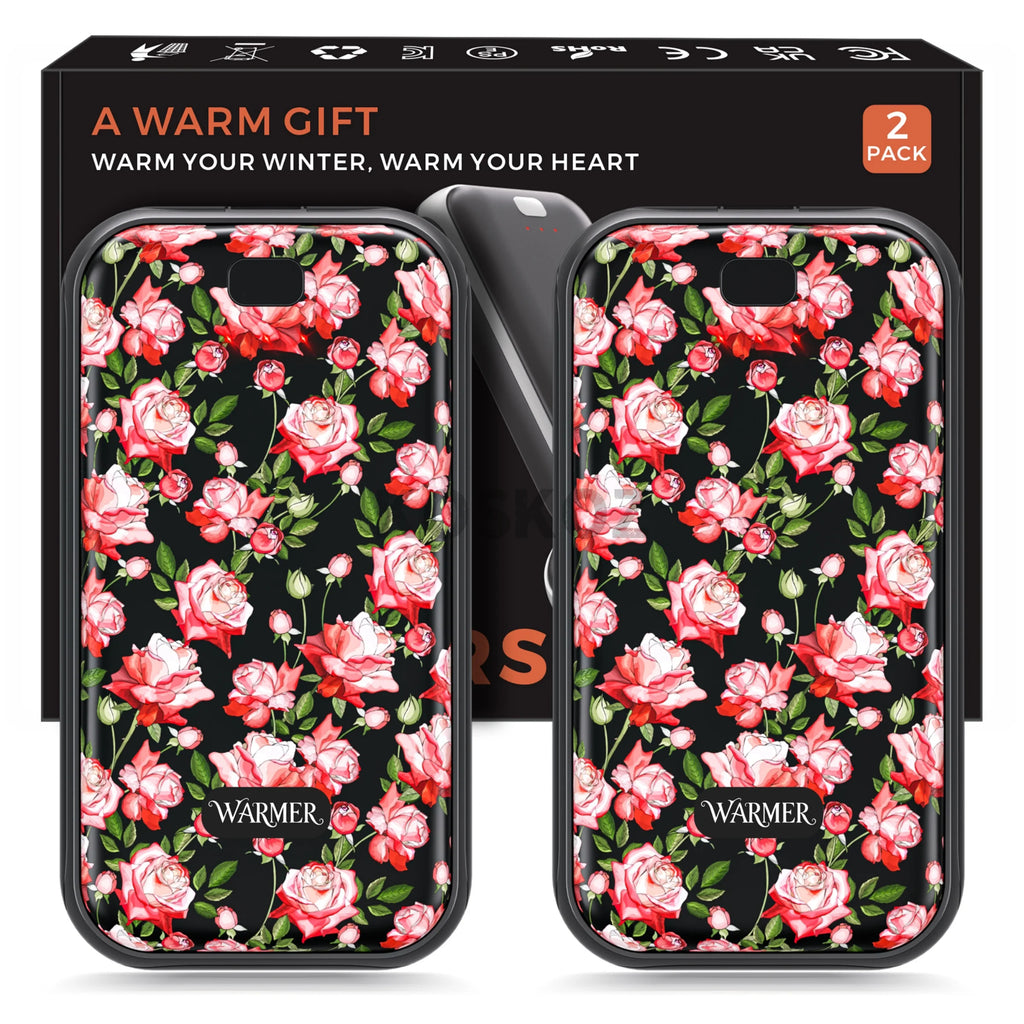 Rechargeable Electric Hand Warmers - 2-Pack Slim Pocket Set