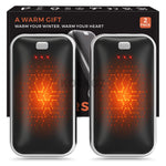 Rechargeable Electric Hand Warmers - 2-Pack Slim Pocket Set