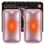 Rechargeable Electric Hand Warmers - 2-Pack Slim Pocket Set