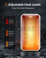 Rechargeable Electric Hand Warmers - 2-Pack Slim Pocket Set